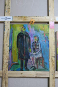 少し，油絵小品を描いていました。