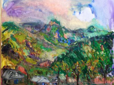 富士山を絵に描くとどうなるか 絵画制作の実際