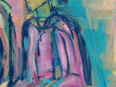音楽とアンソールを考える 油絵制作