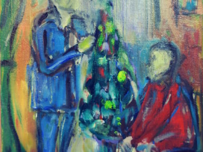 クリスマスの絵 いよいよ12月今年も終わりですね。