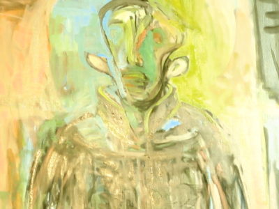 駅員のいる群像⑦ ここからどうするかそれが問題だ 絵画の造形