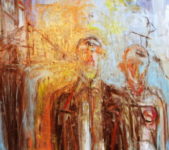 ゴーギャンの夢　絵画鑑賞　油絵制作Ｂの⑪　