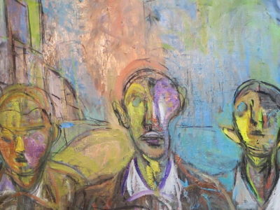 ジャコメッティのこと 油絵制作Ｂの⑬　