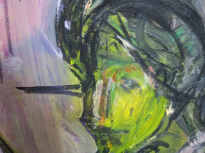 人物画を描く モジリアニと瞳のない絵