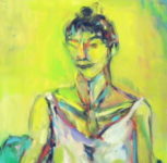 カンディンスキーの夢と即興 バス停のある群像②　