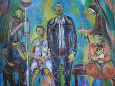 バス停のある群像⑧