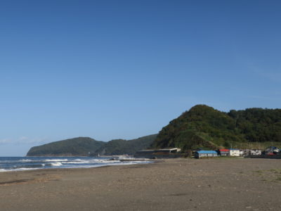 郡別川、幌川、今日は全く釣れませんでした。浜益温泉はよし。