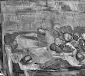 油絵 静物画で考えること。物と空間の境目問題