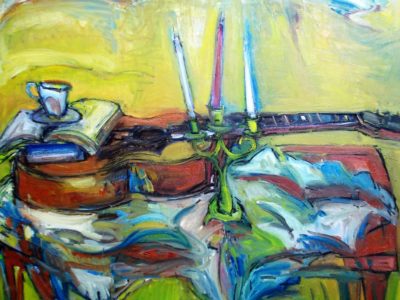 クリスマスに飾る絵を出す。ベニシアさんと願いと祈りということ