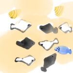 イワシとカレイの静物画とシャルダンと